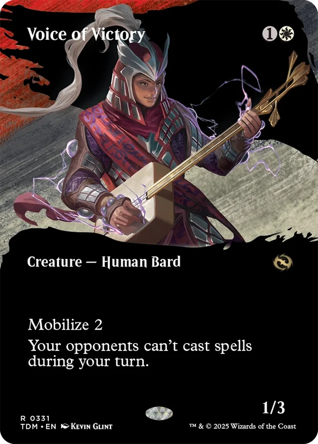 Voice of Victory (Borderless) - Tarkir: Dragonstorm (TDM)