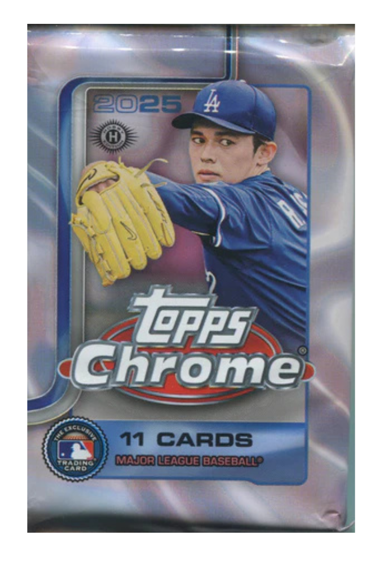 2025 Topps Chrome Baseball Jumbo Hobby Pack