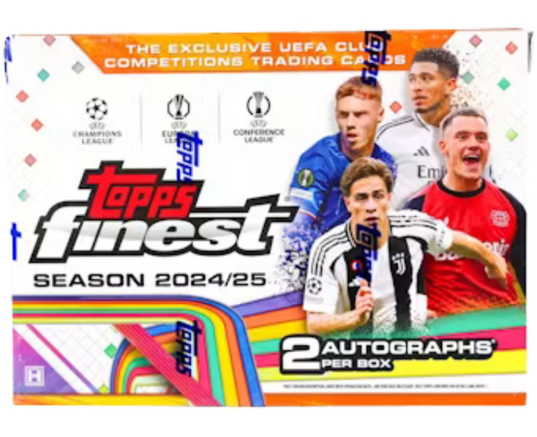 2024-25 Topps UEFA Club Competitions Finest Soccer Hobby Box