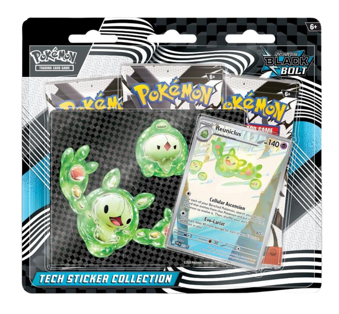 Pokemon Scarlet & Violet - Black Bolt Tech Sticker Collection