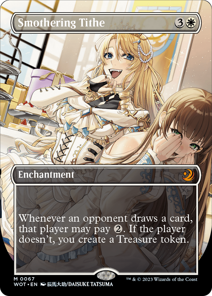 Smothering Tithe (Anime Borderless) - Wilds of Eldraine: Enchanting Tales (WOT) (Condition: Near Mint)
