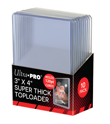 Toploader super épais 120pt (paquet de 10)