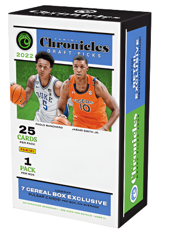 2022 Chronicles Draft Picks Boîte de céréales de basket-ball