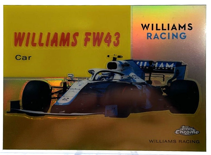 2020 Topps Chrome F1 - Williams FW43 54W-25 - Gold /50