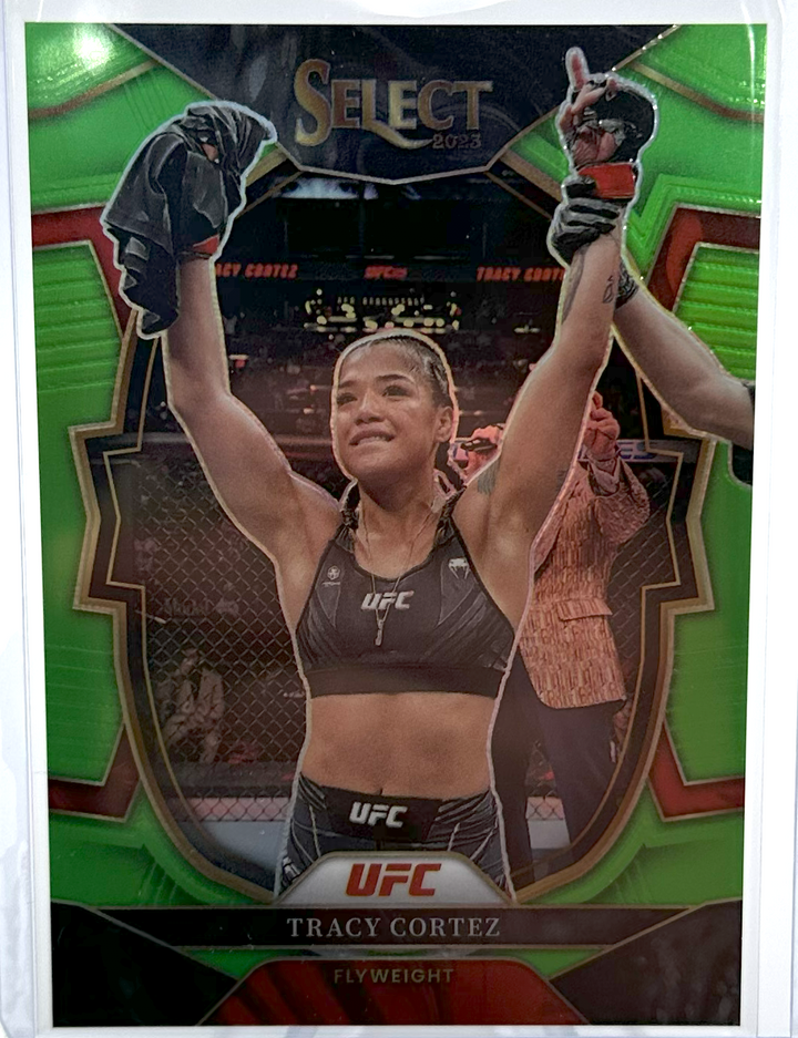 2023 Panini Select UFC - Tracy Cortez 93 - Lime Green /75