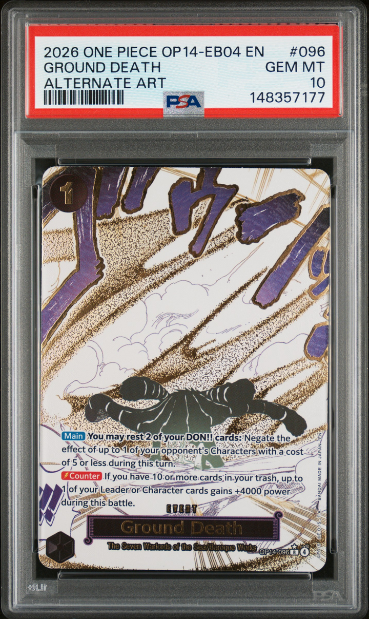 Ground Death (Alternate Art) - PSA 10