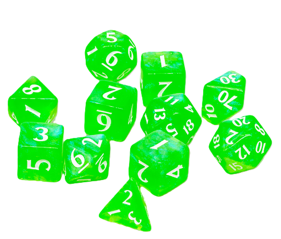 Ultra Pro Eclipse Acrylic Dice Set (11 Ct) - Multiple Options
