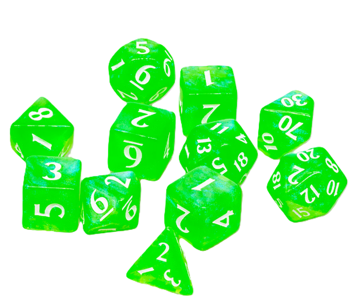 Ultra Pro Eclipse Acrylic Dice Set (11 Ct) - Multiple Options