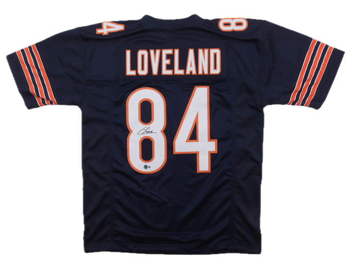 Colston Loveland Autographed Signed Custom Jersey - (Beckett)