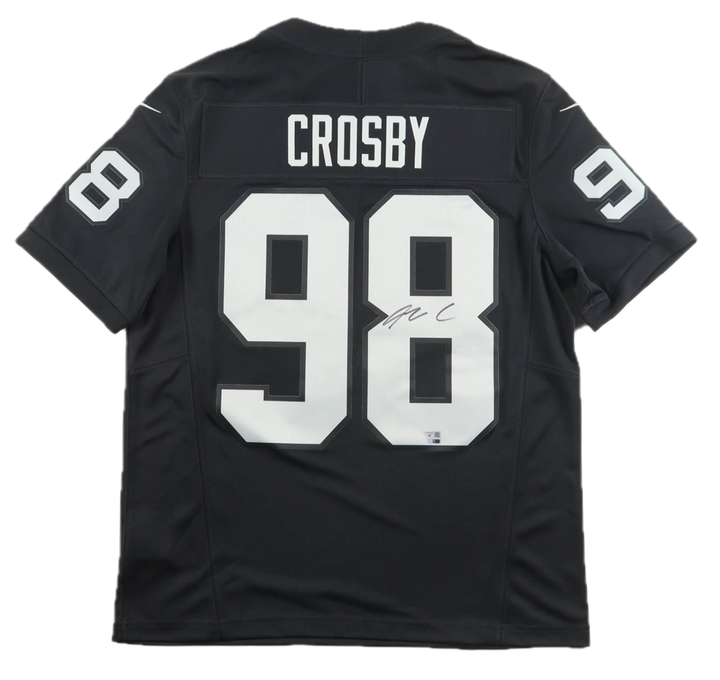Max Crosby Autographed Signed Nike Authentic Raiders Jersey -  Fanatic COA
