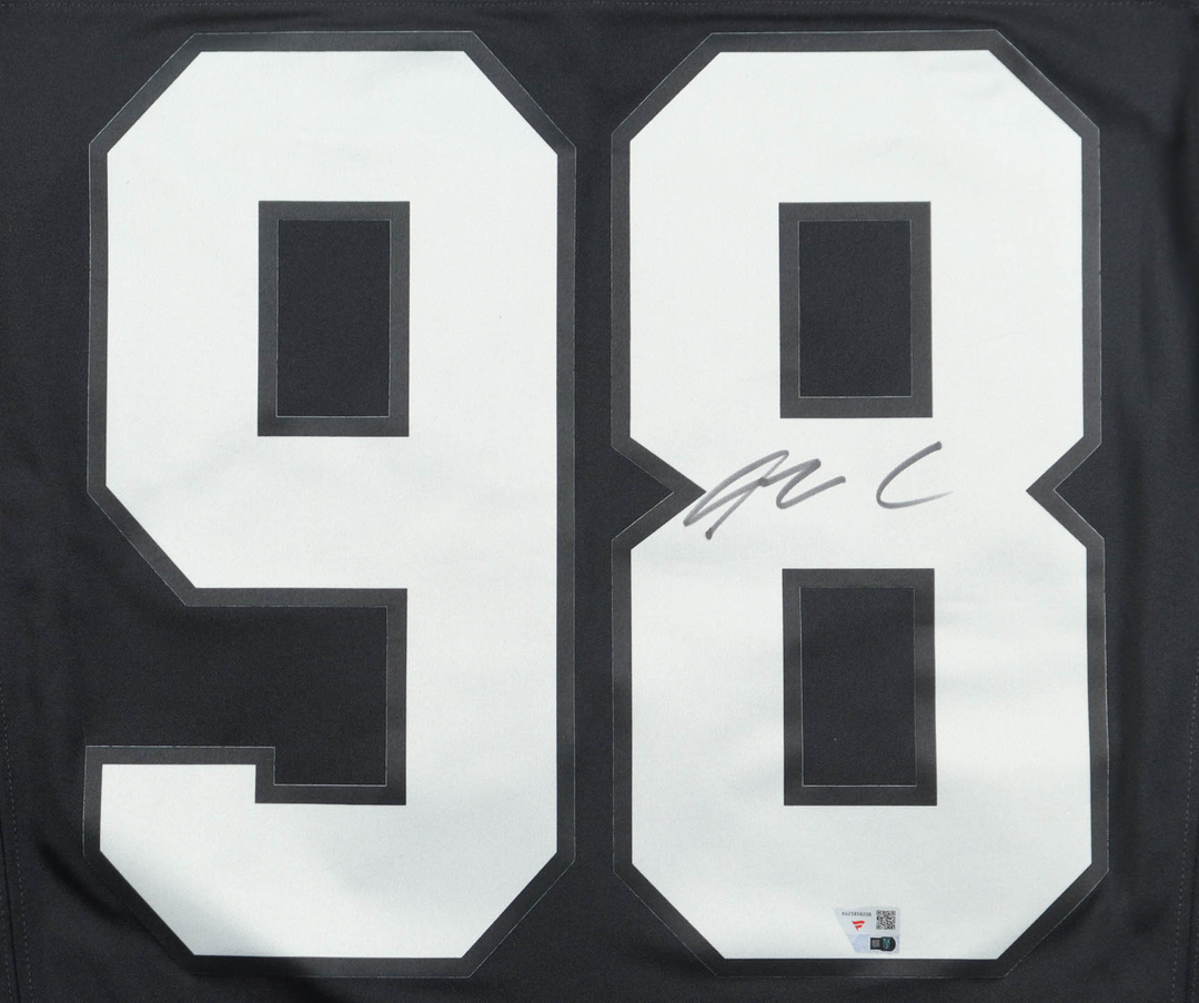 Max Crosby Autographed Signed Nike Authentic Raiders Jersey -  Fanatic COA
