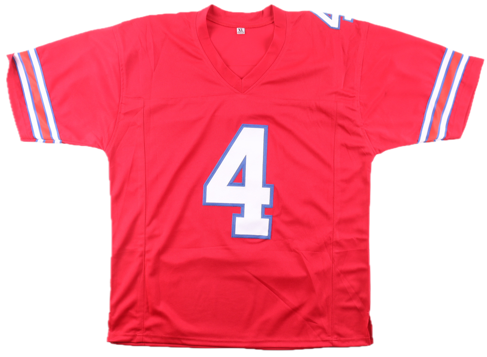 James Cook Signed Autographed Red Custom Jersey