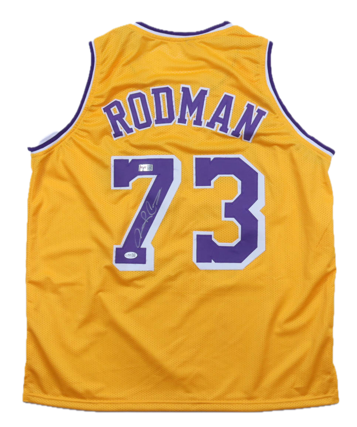 Dennis Rodman (HOF) Signed Autographed Lakers Custom Jersey (JSA COA)