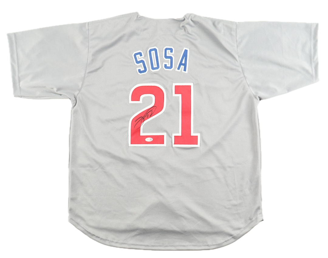 Sammy Sosa Autographed  Jersey (JSA)