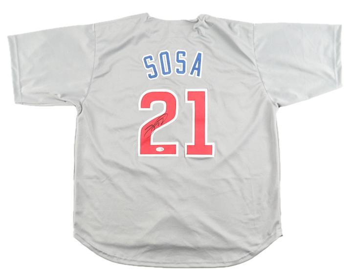 Sammy Sosa Autographed  Jersey (JSA)