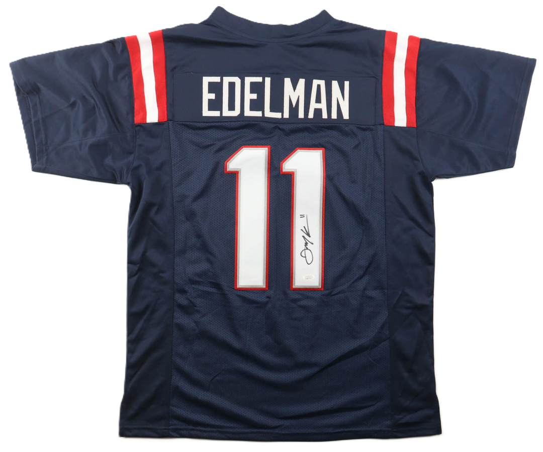 Julian Edelman Autographed Signed Football Jersey (JSA)