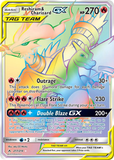 Reshiram & Charizard GX (Secret) - SM - Unbroken Bonds (SM10)