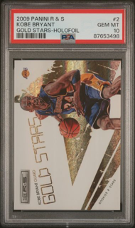 2009 Panini Basketball - Kobe Bryant 2 - Gold Stars Holofoil /250 - PSA 10