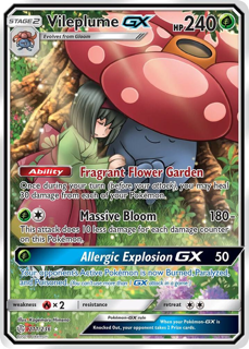 Vileplume GX (Full Art) - SM - Cosmic Eclipse (SM12)