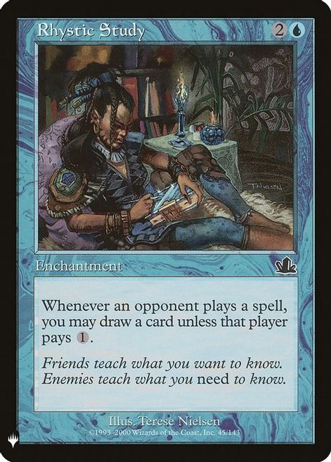 Rhystic Study - The List Reprints (LIST)