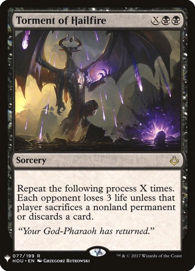 Torment of Hailfire - The List Reprints (LIST)