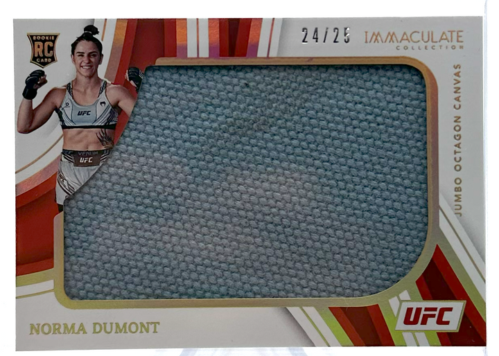 2023 Panini Immaculate UFC - Norma Dumont OC-NDM - Jumbo Octagon canvas /25