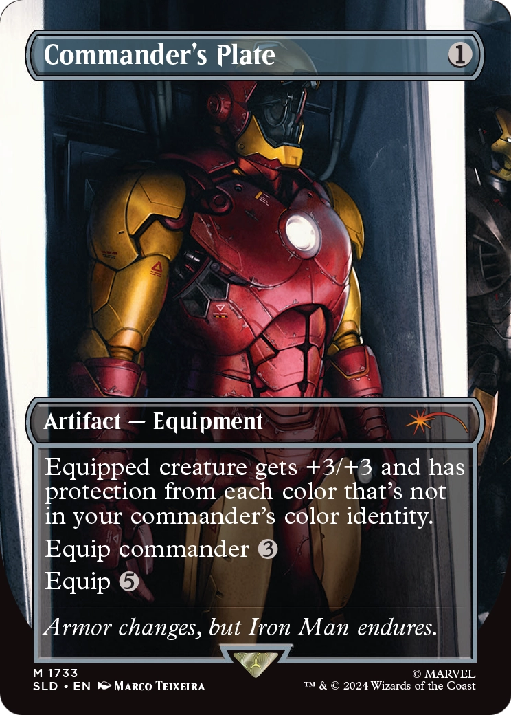 Commander's Plate (1733) (Rainbow Foil)