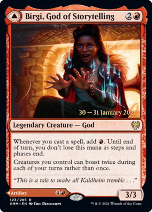 Birgi, God of Storytelling - Prerelease Cards (PRE)