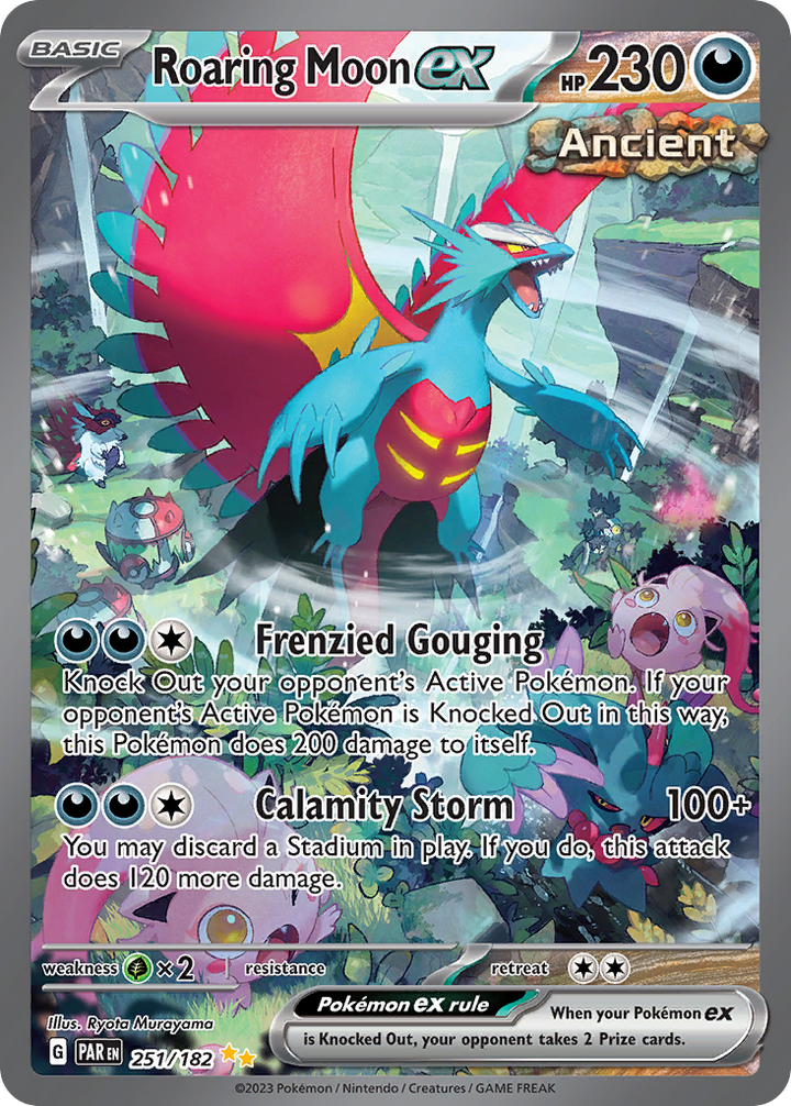 Roaring Moon ex - 251/182 - SV04: Paradox Rift (PAR)