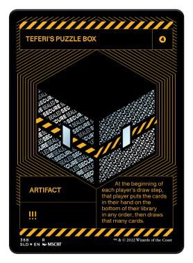 Teferi's Puzzle Box (Silver Laminate) - Secret Lair Drop Series (SLD)