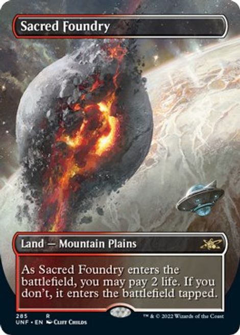 Sacred Foundry (Borderless) - Unfinity (UNF)