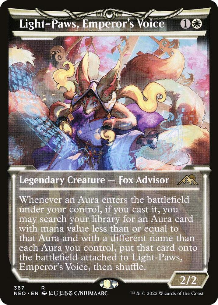 Light-Paws, Emperor's Voice (Showcase) - Kamigawa: Neon Dynasty (NEO)