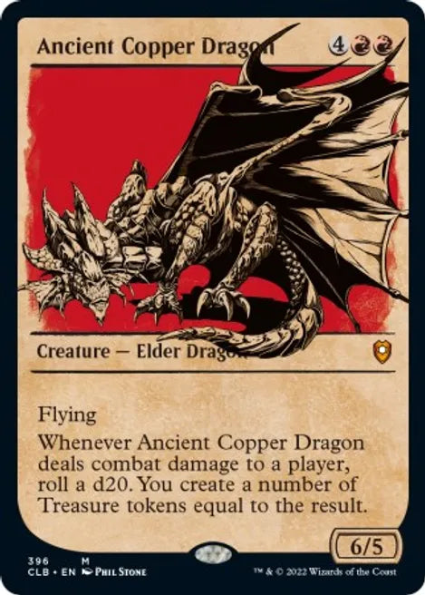 Ancient Copper Dragon (Showcase) - Commander Legends: Battle for Baldur's Gate (CLB)