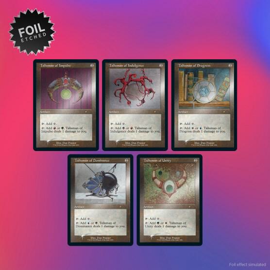 Secret Lair Drop: Secret Lair Drop: Dan Frazier Is Back Again: The Allied Talismans - Foil Etched Edition