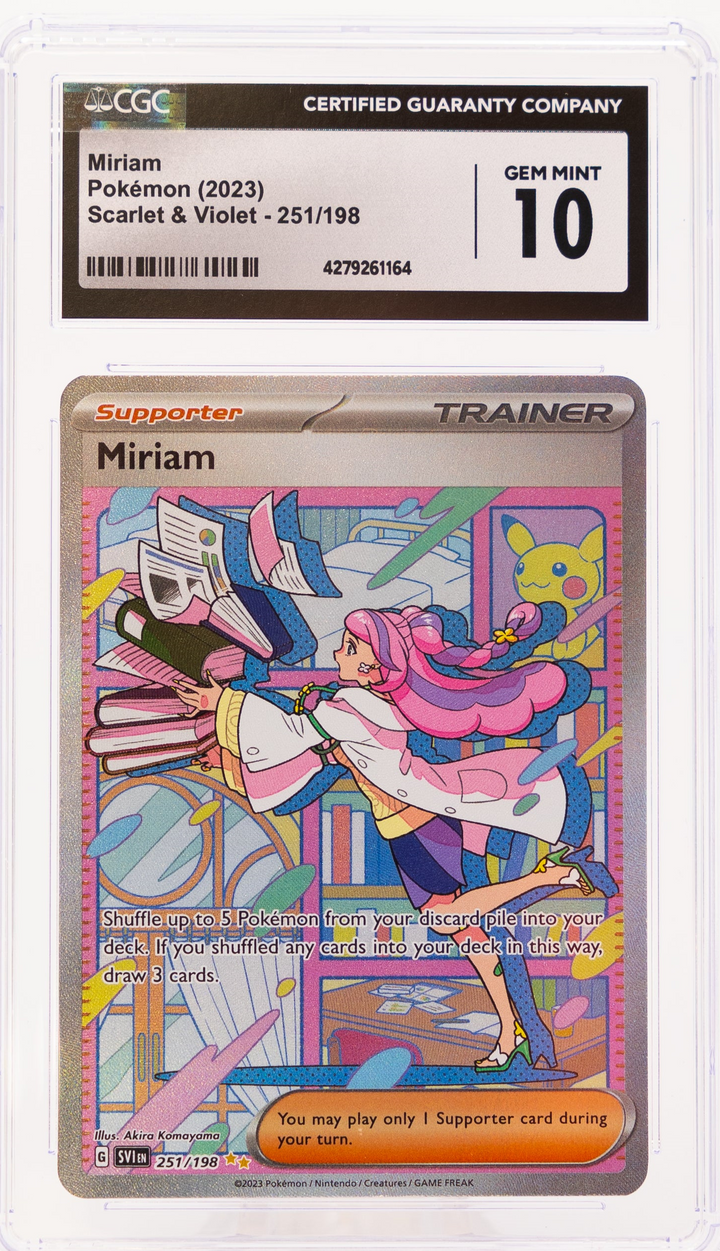 Miriam 251/198 Scarlet & Violet - 2023 Pokemon - CGC 10