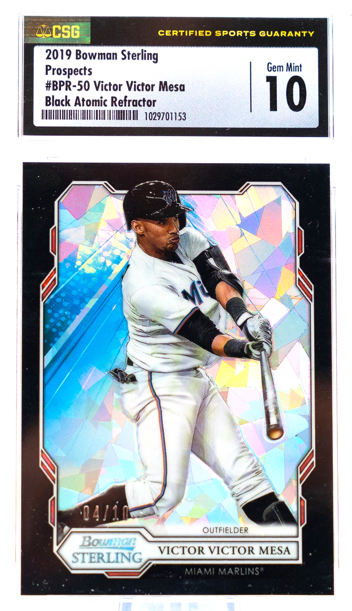 2019 Bowman Sterling - Victor Victor Mesa BPR-50 - Black Atomic Refractor - CSG 10