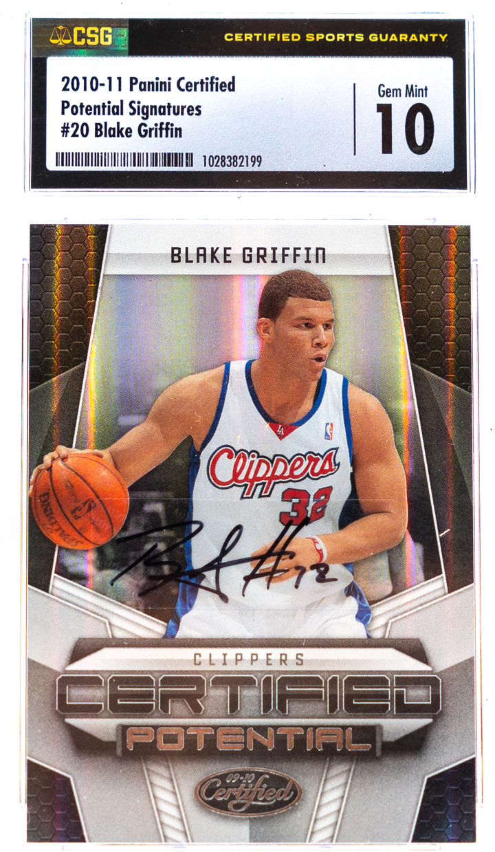 2010-11 Panini Certified - Blake Griffin 20 - Potential Signatures - CSG 10 / 10