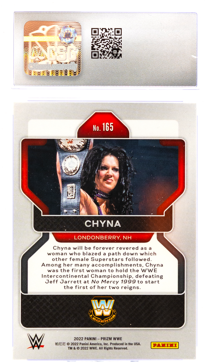 2022 Panini Prizm WWE - Chyna 165 - CSG CGC 8.5