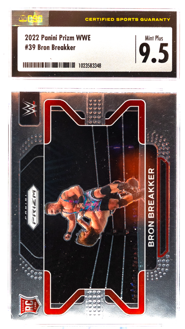 2022 Panini Prizm WWE - Bron Breaker 39 - CSG CGC 9.5