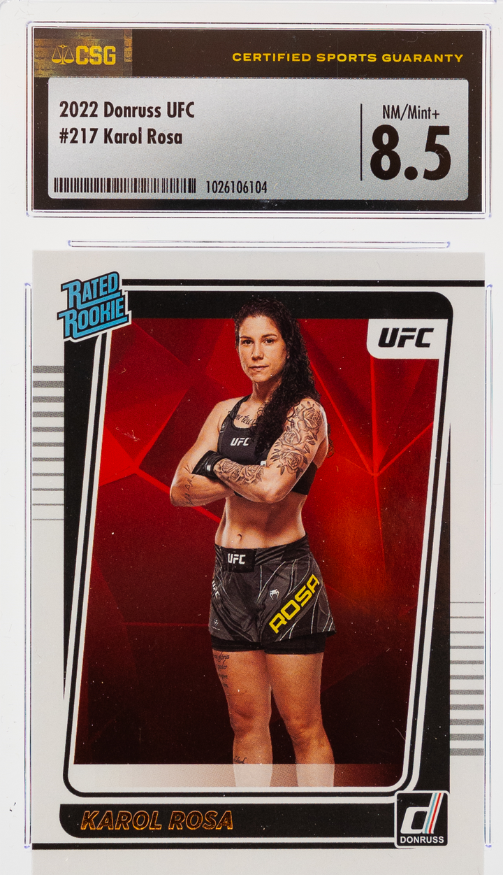 2022 Panini Donruss UFC - Karol Rosa 217 - CSG CGC 8.5