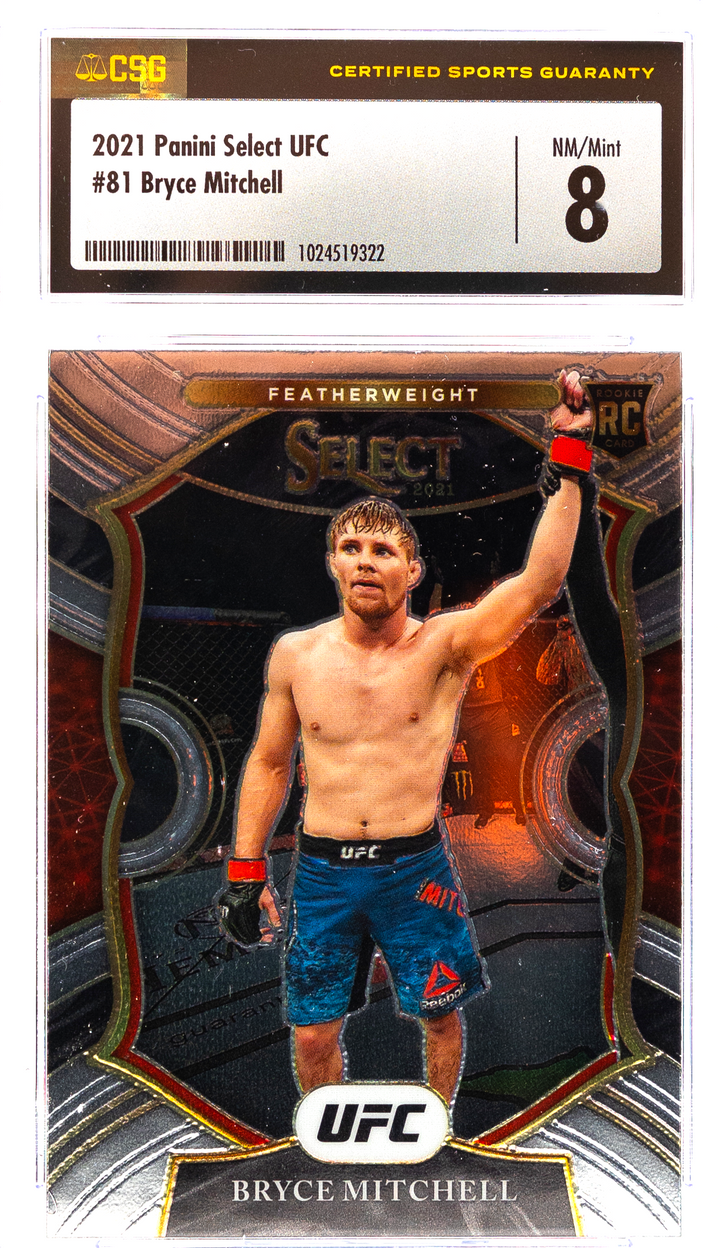 2021 Panini Select UFC - Bryce Mitchell 81 - CSG CGC 8