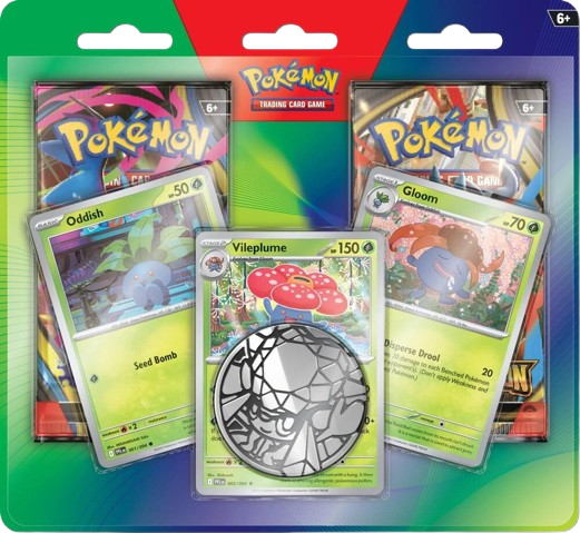 2-Pack Blister Pack [Oddish, Gloom, & Vileplume] - Miscellaneous Cards & Products (MCAP)
