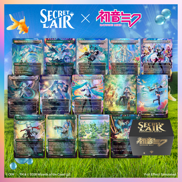Secret Lair Commander Deck: Hatsune Miku - Secret Lair Drop Series