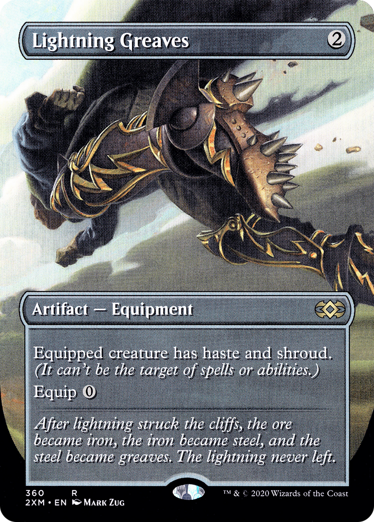 Lightning Greaves (Borderless) - Double Masters (2XM)