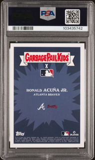 2023 Topps GPK X MLB S3 Baseball - Razzle Dazzle Ronald 9A - Blue Foil /25 - PSA 9