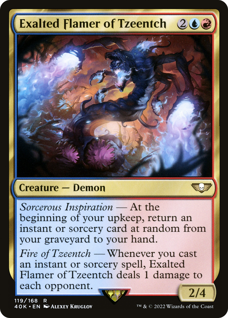 Exalted Flamer of Tzeentch - Universes Beyond: Warhammer 40,000 (40K)