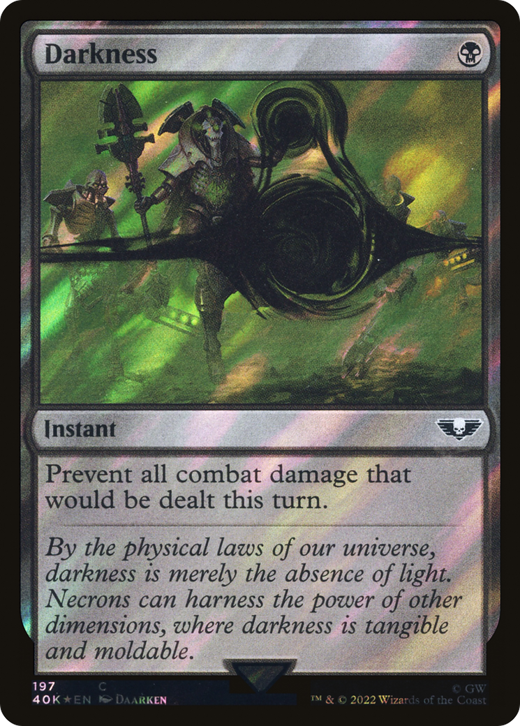Darkness (Surge Foil) - Universes Beyond: Warhammer 40,000 (40K)