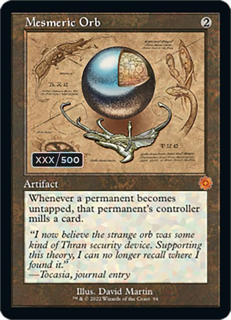 Mesmeric Orb (Schematic) (Serial Numbered) - The Brothers' War: Retro Frame Artifacts (BRR)