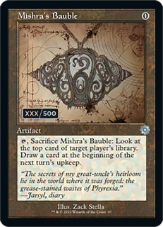 Mishra's Bauble (Schematic) (Serial Numbered) - The Brothers' War: Retro Frame Artifacts (BRR)