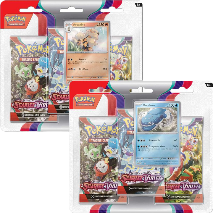 Scarlet & Violet 3 Pack Blisters - Pokemon TCG